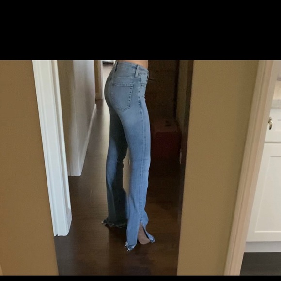 ❌❌SOLD❌❌ ETICA Low Rise Split Hem Flare Jeans - Picture 5 of 6
